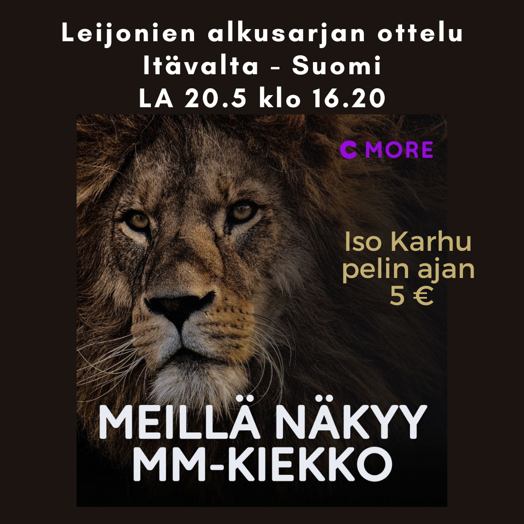 Leijonien alkusarjan ottelu Itävalta - Suomi